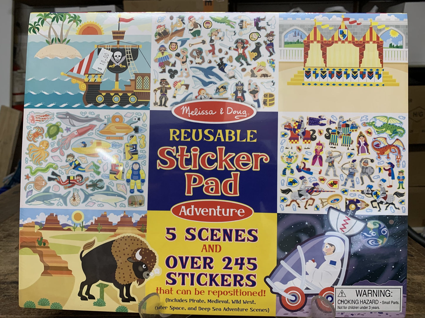 M & D REUSABLE STICKER PAD ADVENTURE