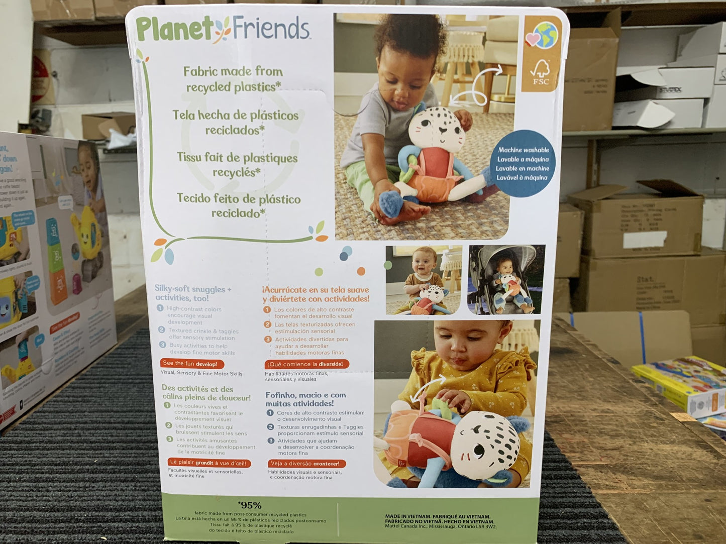 FISHER PRICE NEWBORN SPOTTING FUN SNOW LEOPARD