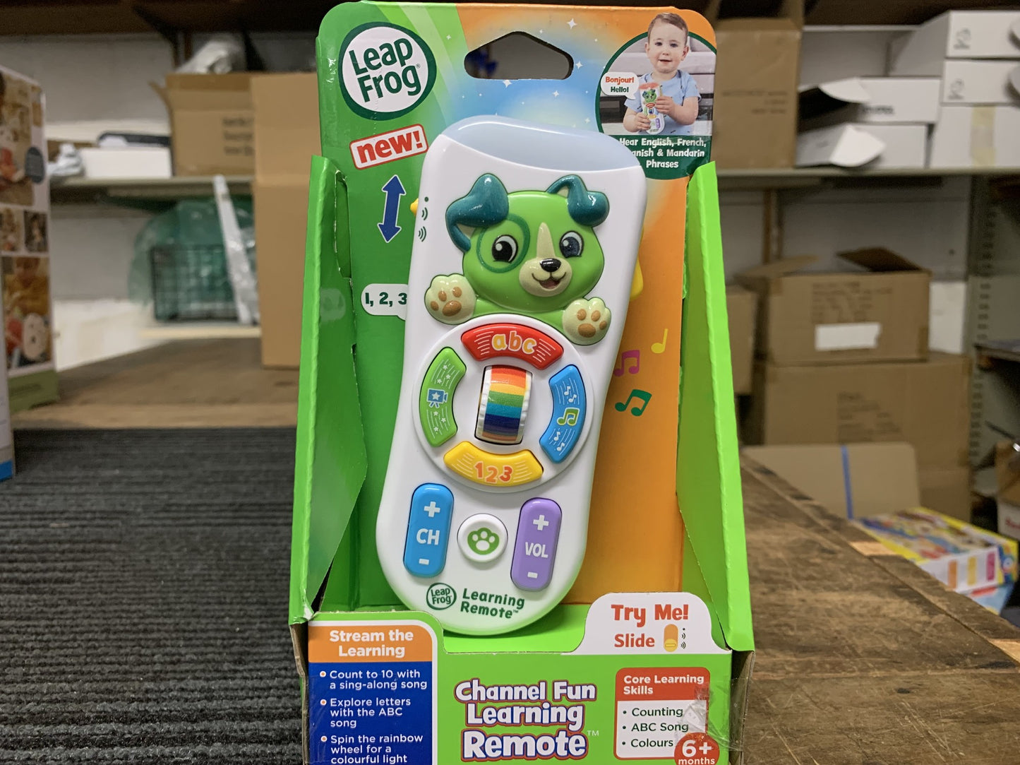 LEAPFROG CHANNEL FUN LEARNING REMOTE