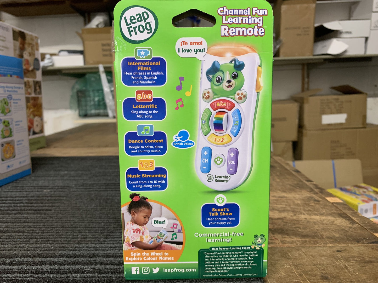 LEAPFROG CHANNEL FUN LEARNING REMOTE