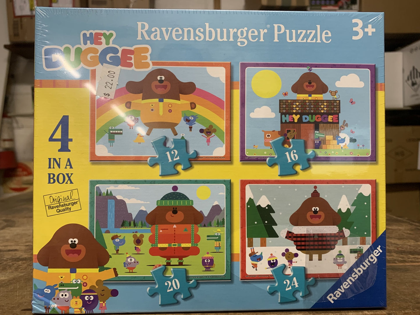 RAVENSBERG PUZZLE 12, 16, 20 & 24PC HEY DUGGEE LETS GO EXPLORE! #030613