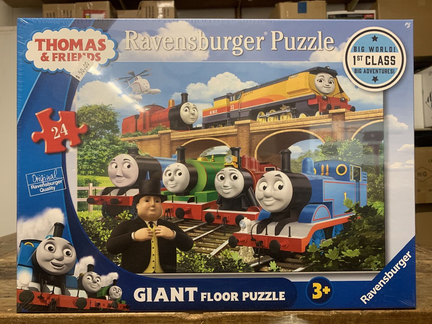 RAVENSBERG PUZZLE 24PC REBECCA JOINS THE TEAM FLOOR PUZZLE #055500