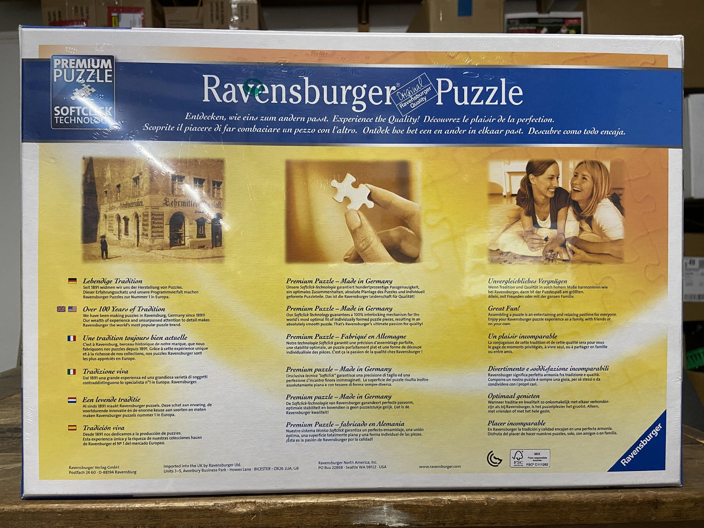 RAVENSBERG PUZZLE 1000PC FORTH BRIDGE AT SUNSET #167661