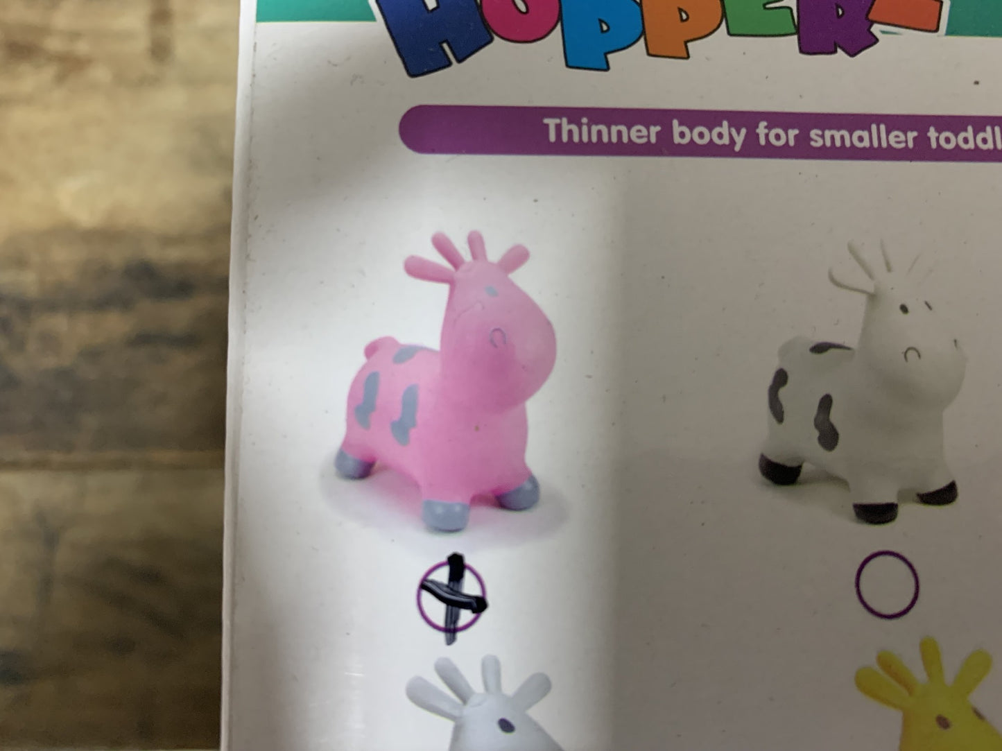 HAPPY HOPERZ PINK COW