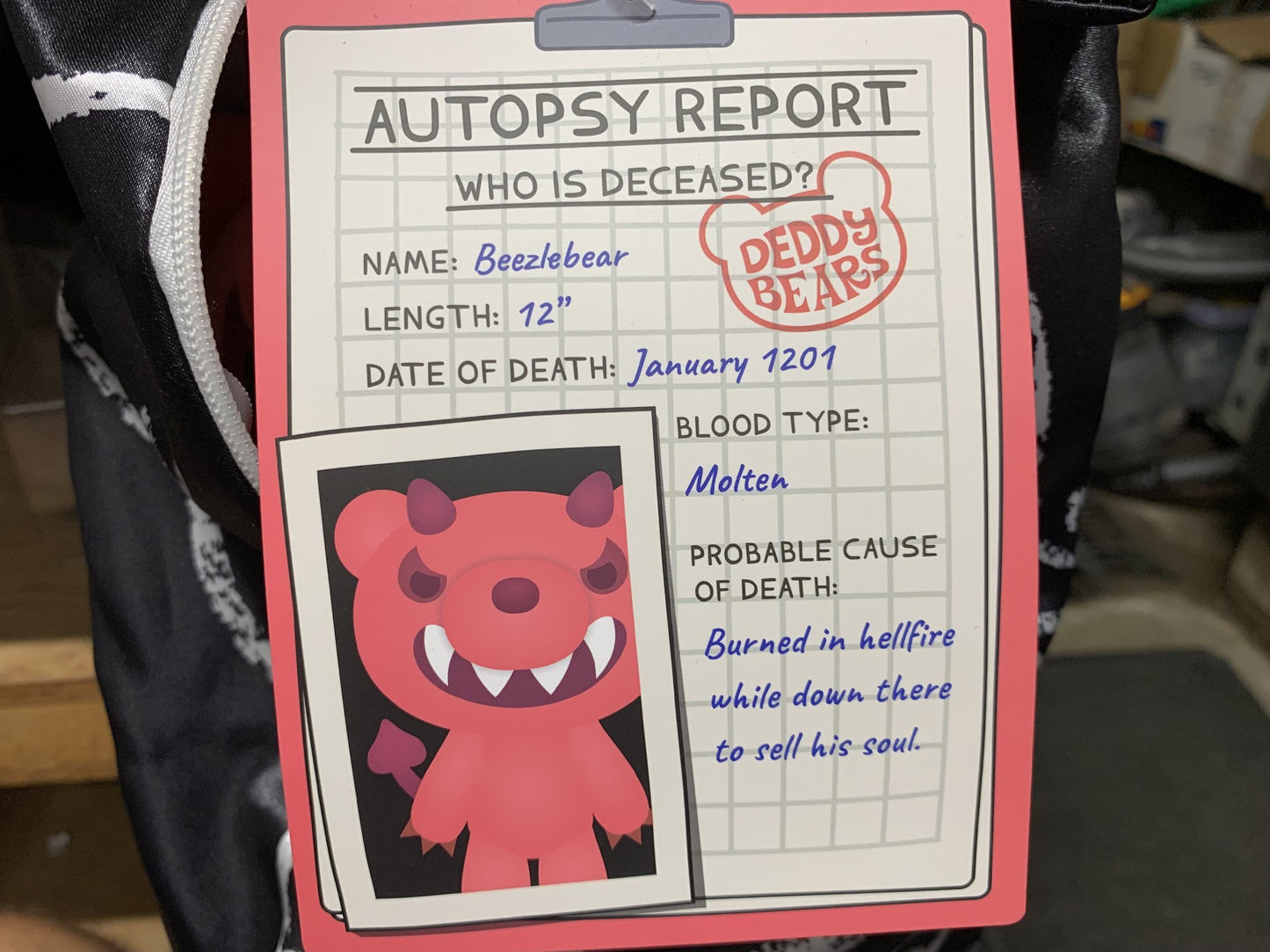 DEDDY BEAR BADY BAG BEESLEBEAR