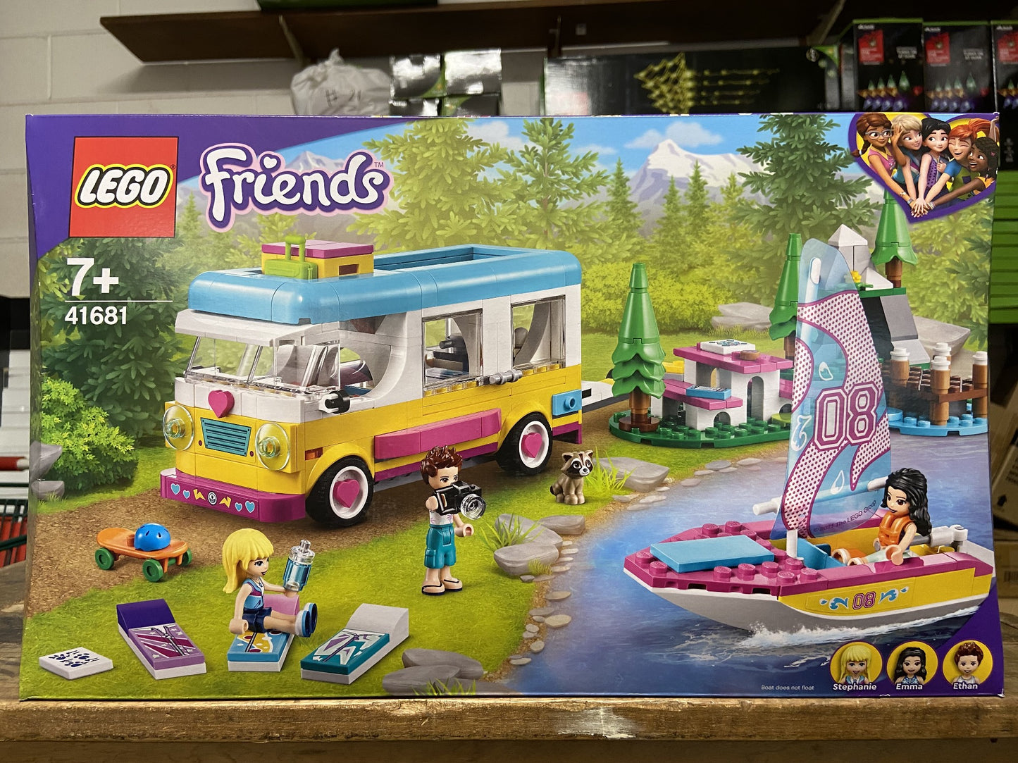 LEGO 41681 FOREST CAMPER VAN AND SAILBOAT 7+