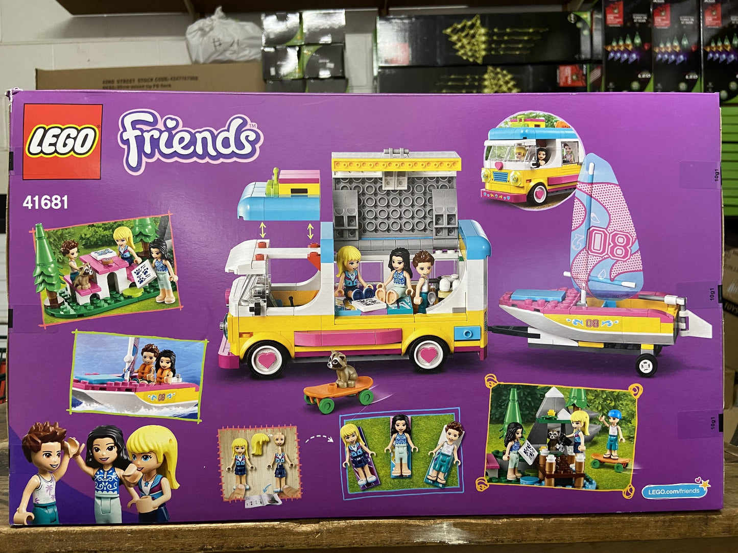 LEGO 41681 FOREST CAMPER VAN AND SAILBOAT 7+