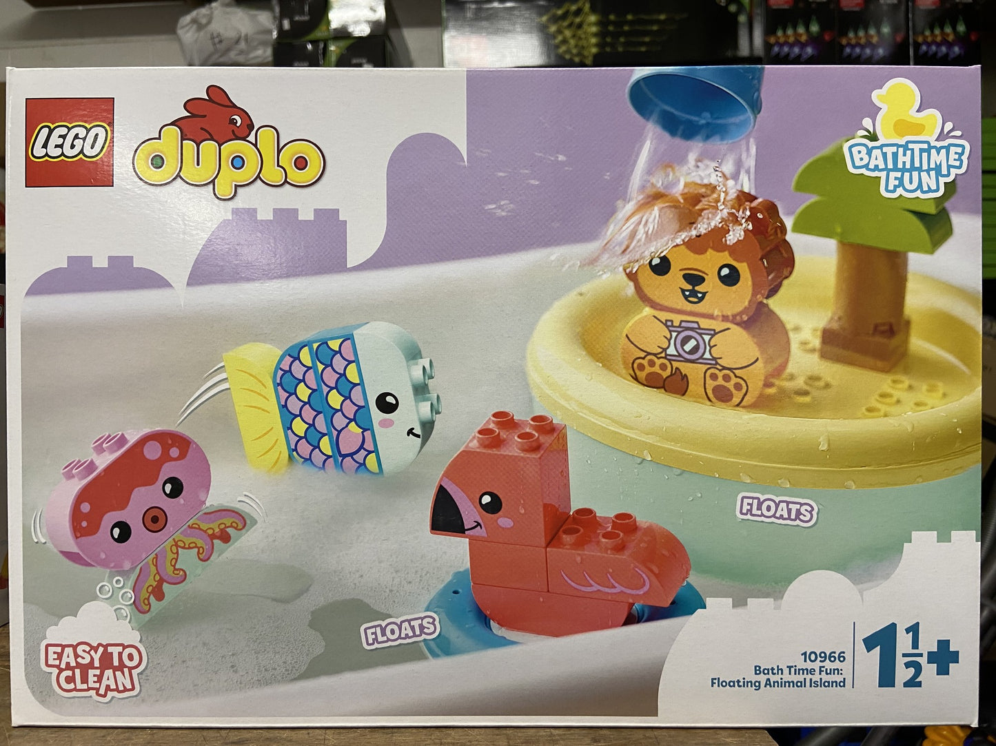 LEGO DUPLO 10966 BATH TIME FUN - FLOATING ANUMAL ISLAND 1.5+