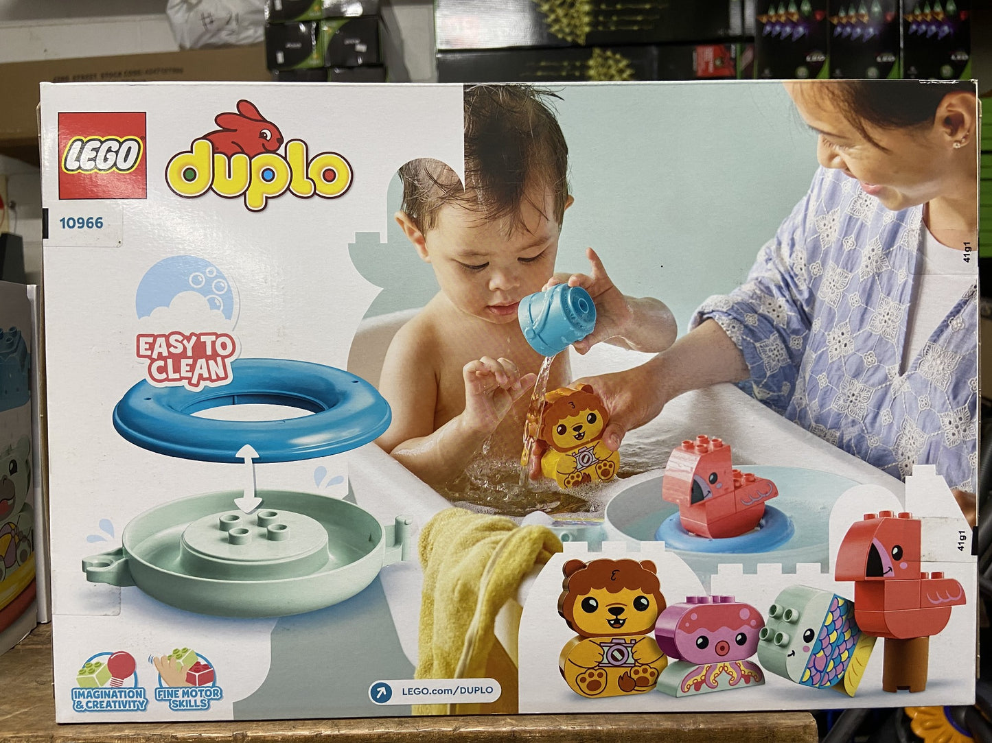 LEGO DUPLO 10966 BATH TIME FUN - FLOATING ANUMAL ISLAND 1.5+