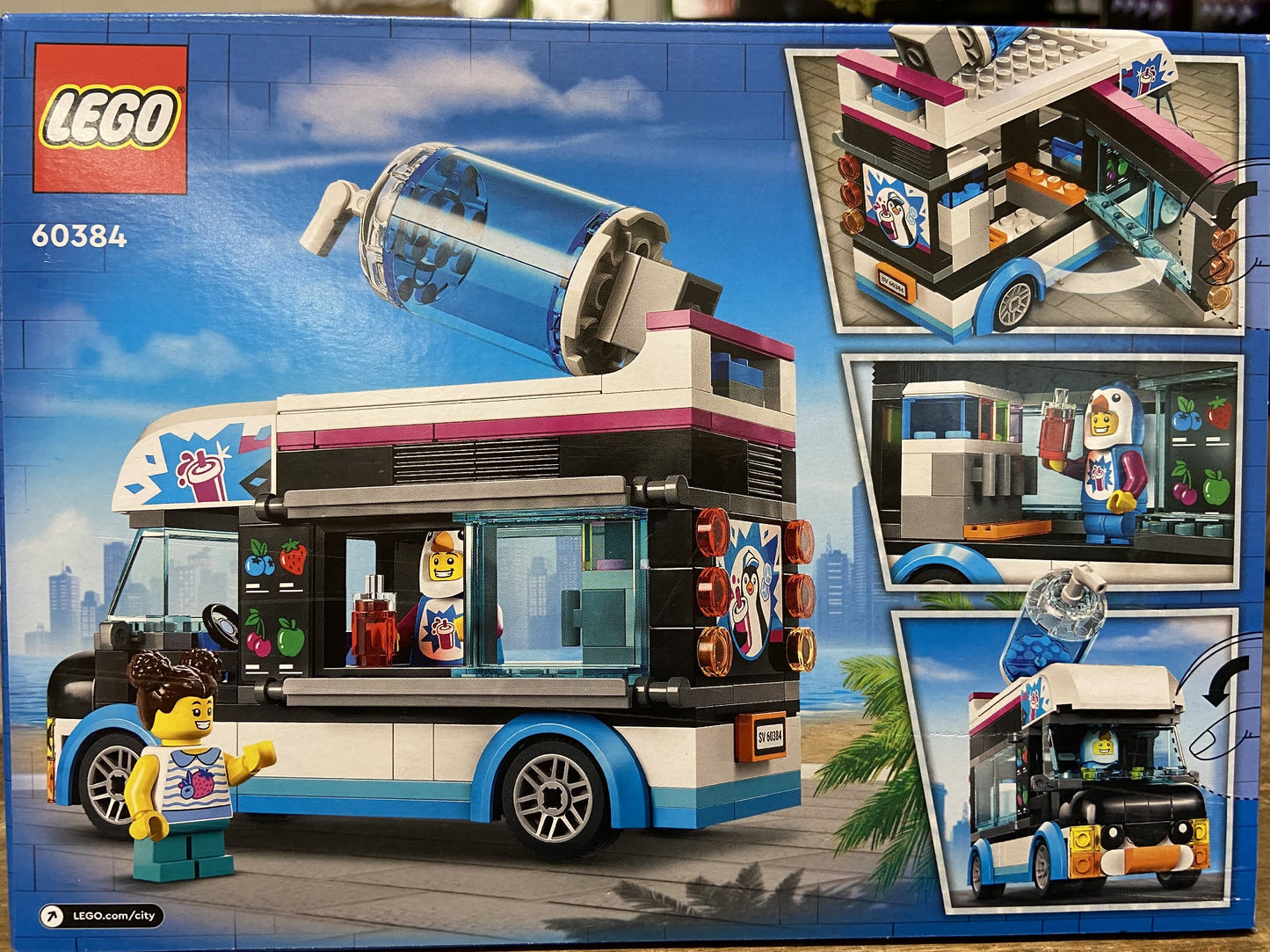 LEGO CITY 60384 PENGUIN SLUSHY VAN