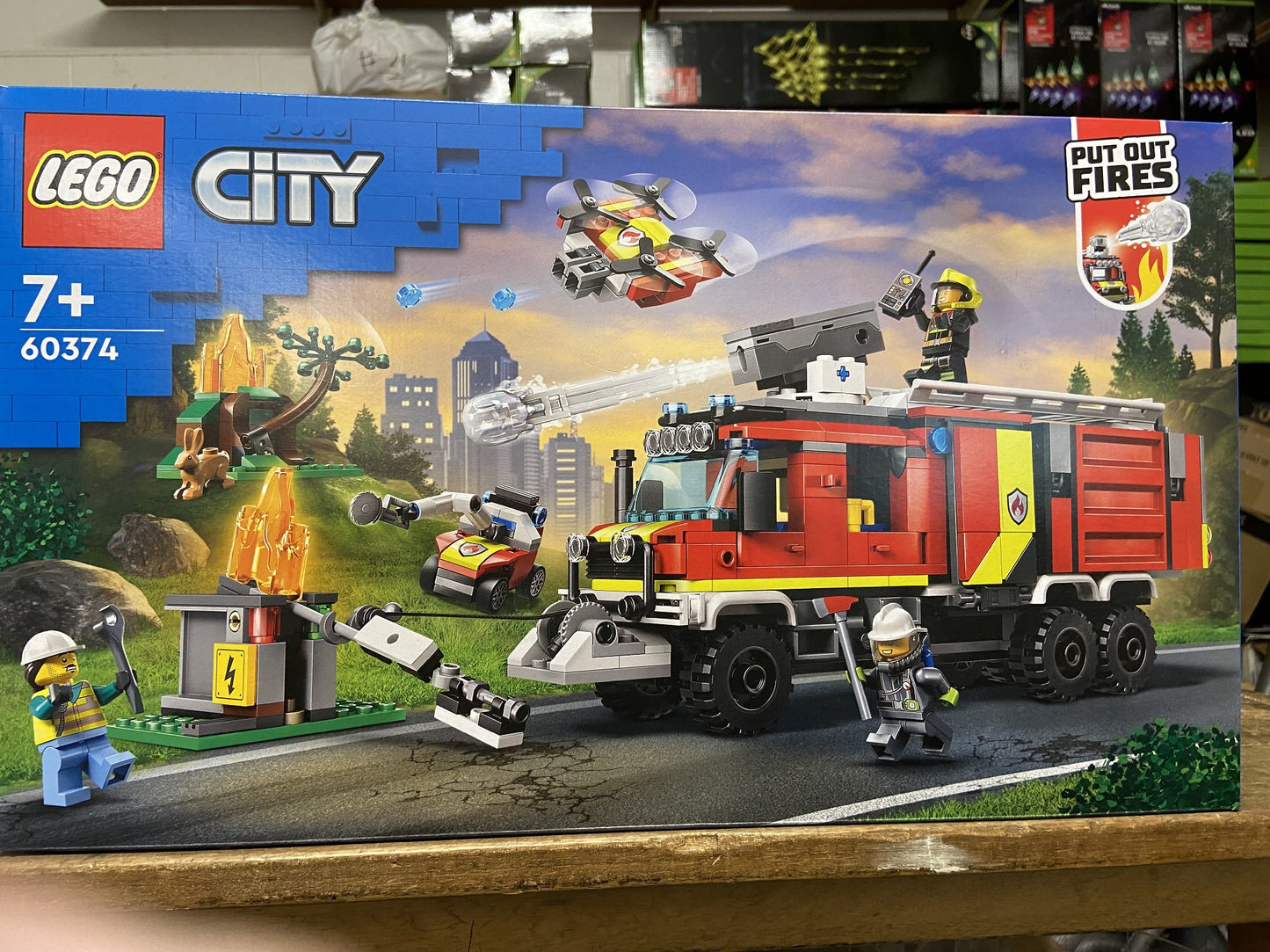 LEGO 60374 FIRE COMMAND TRUCK 7+
