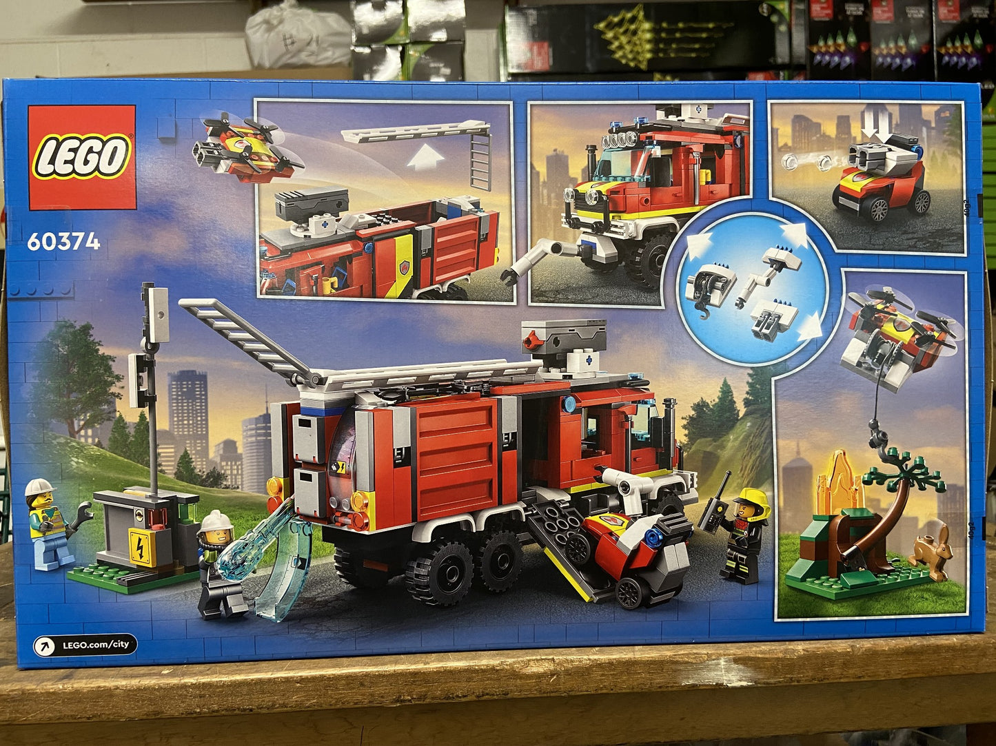 LEGO 60374 FIRE COMMAND TRUCK 7+