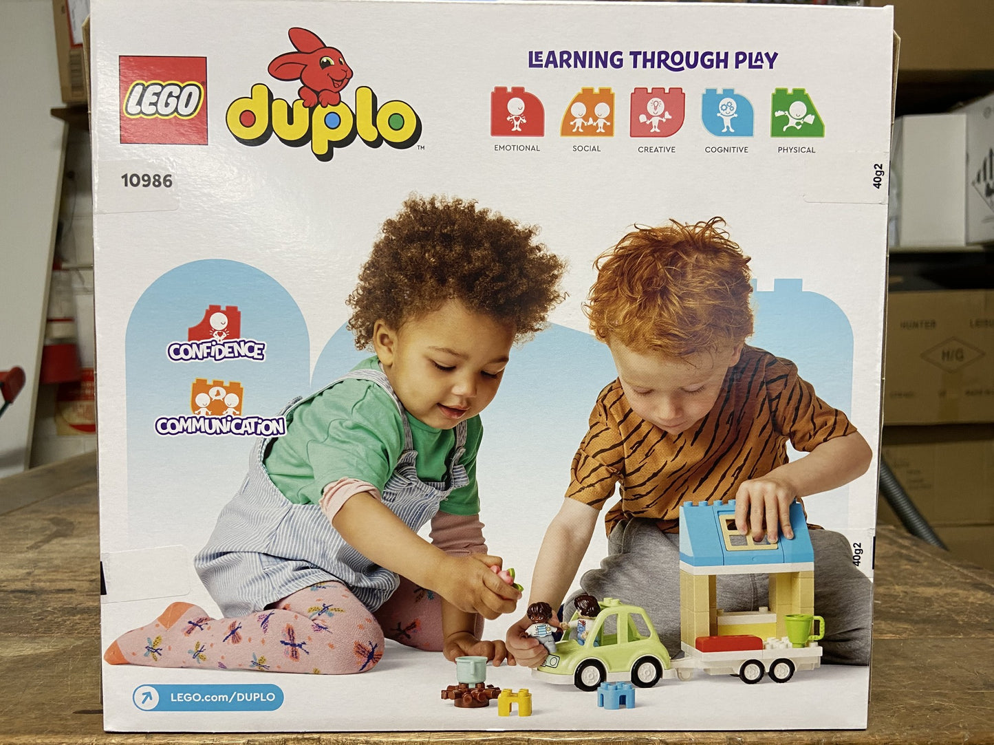 LEGO DUPLO 10986 FAMILY HOUSE ON WHEELS 2+