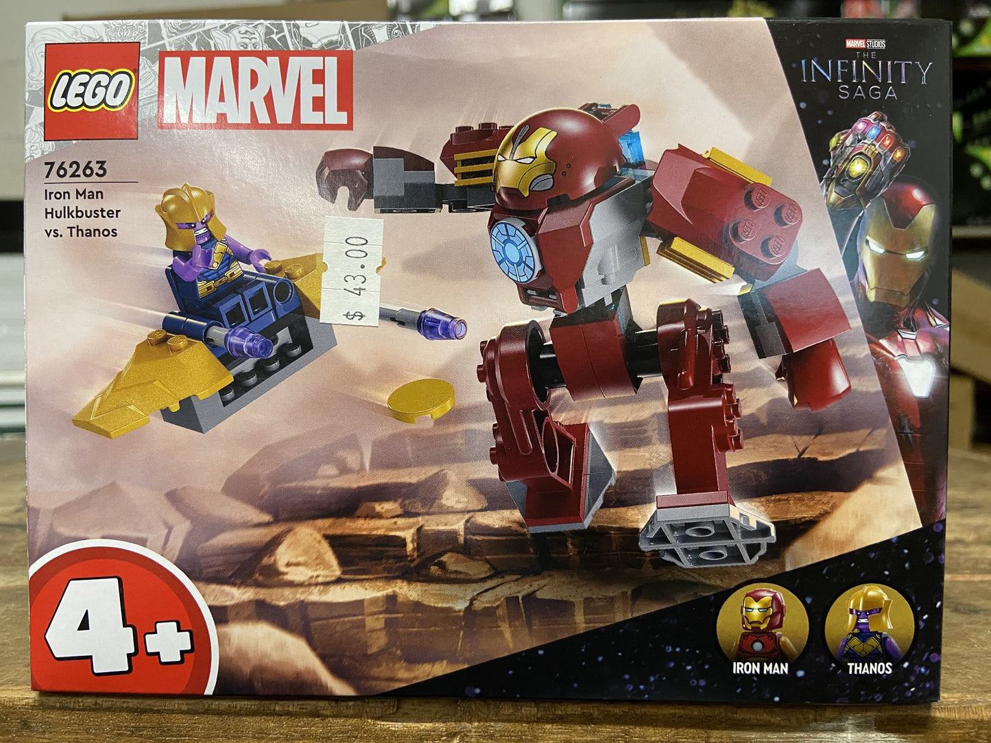76263 IRON MAN HULKBUSTER VS THANOS MAEVEL 4+