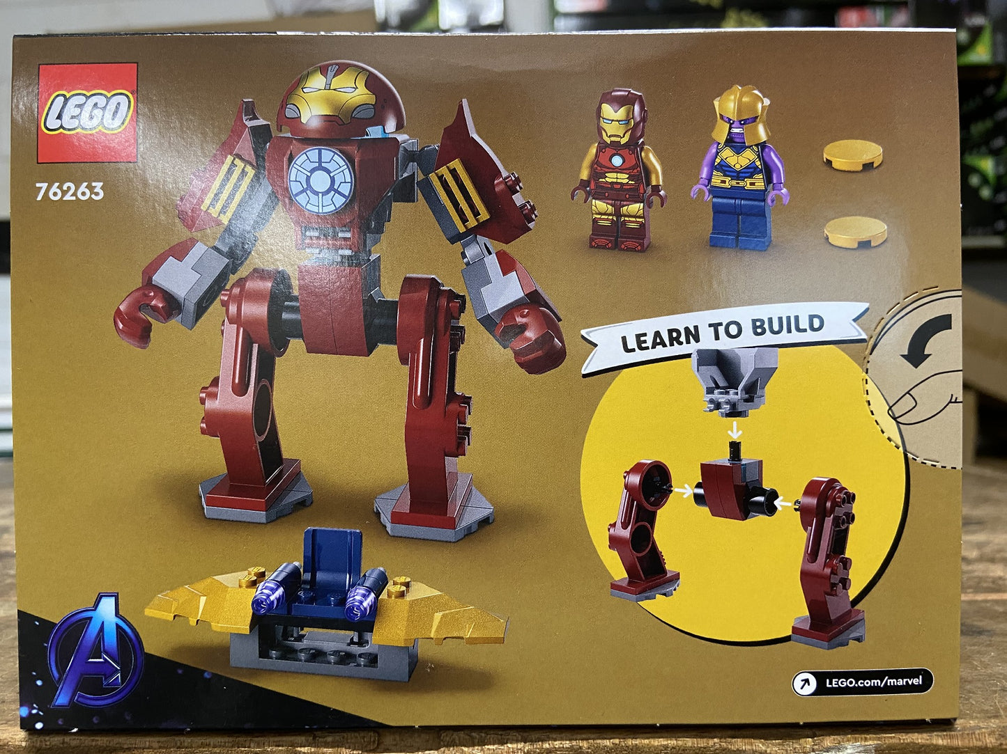 76263 IRON MAN HULKBUSTER VS THANOS MAEVEL 4+