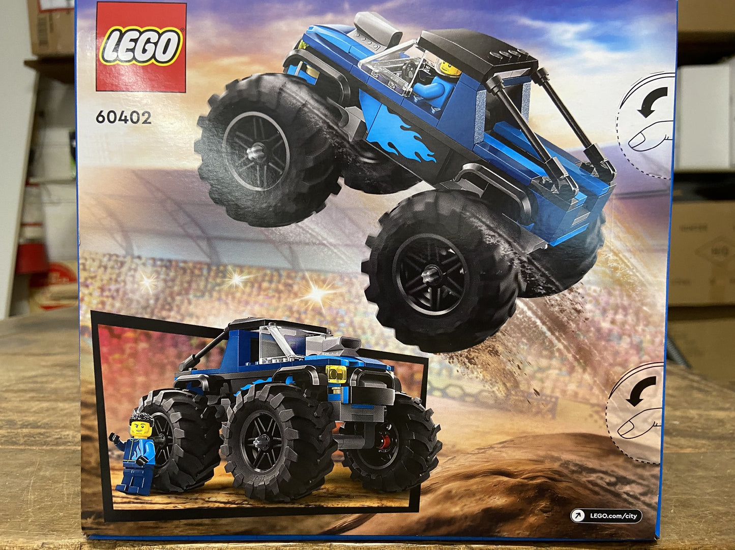 LEGO CITY 60402 BLUE MONSTER TRUCK 5+