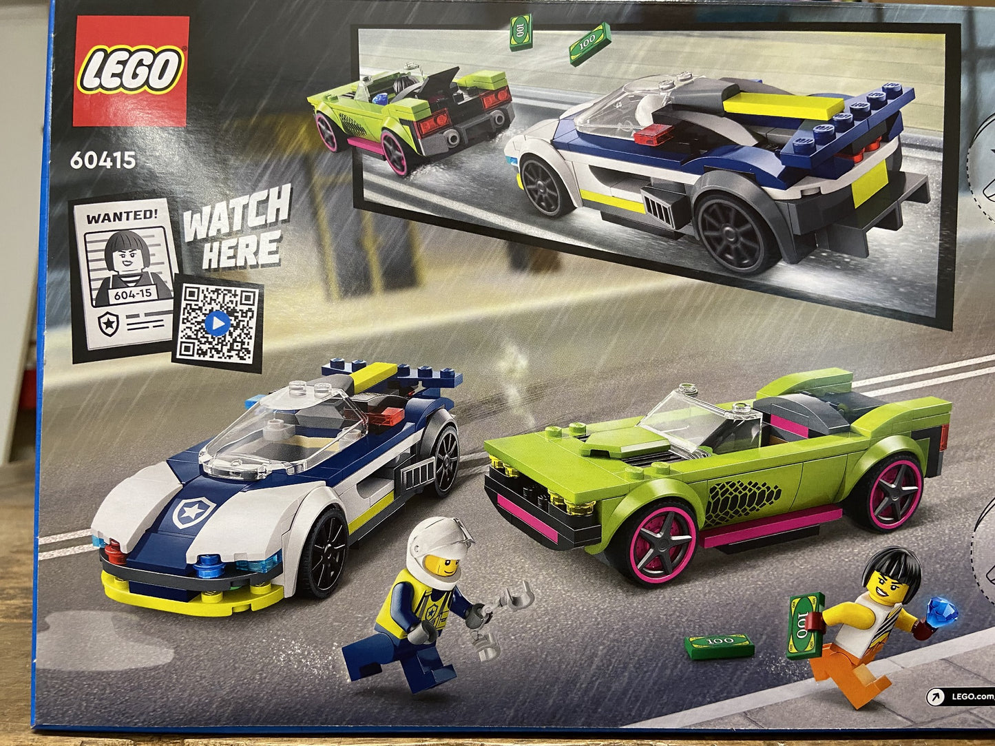LEGO 60415 POLICE CAR AND MUSCLE CAR CHASE 6+