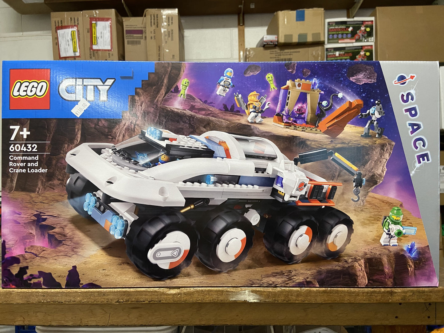 LEGO 60432 COMMAND ROVER AND CRANE LOADER 7+