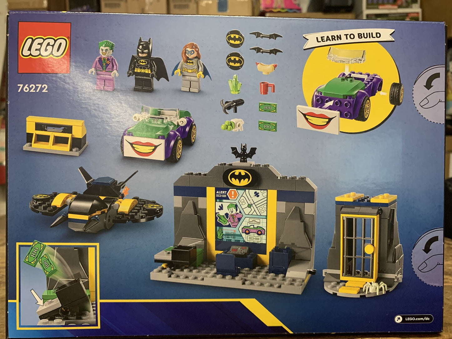 LEGO 7622 THE BATCAVE WITH BATMEN BATGIRL AND THE JOKER 4+
