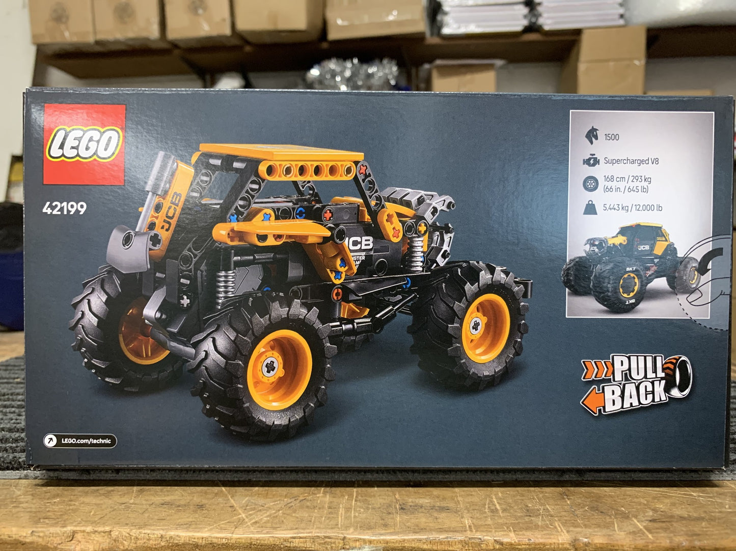 LEGO TECHNIC 42199 MONSTER JAM DIGATRON PULL BACK