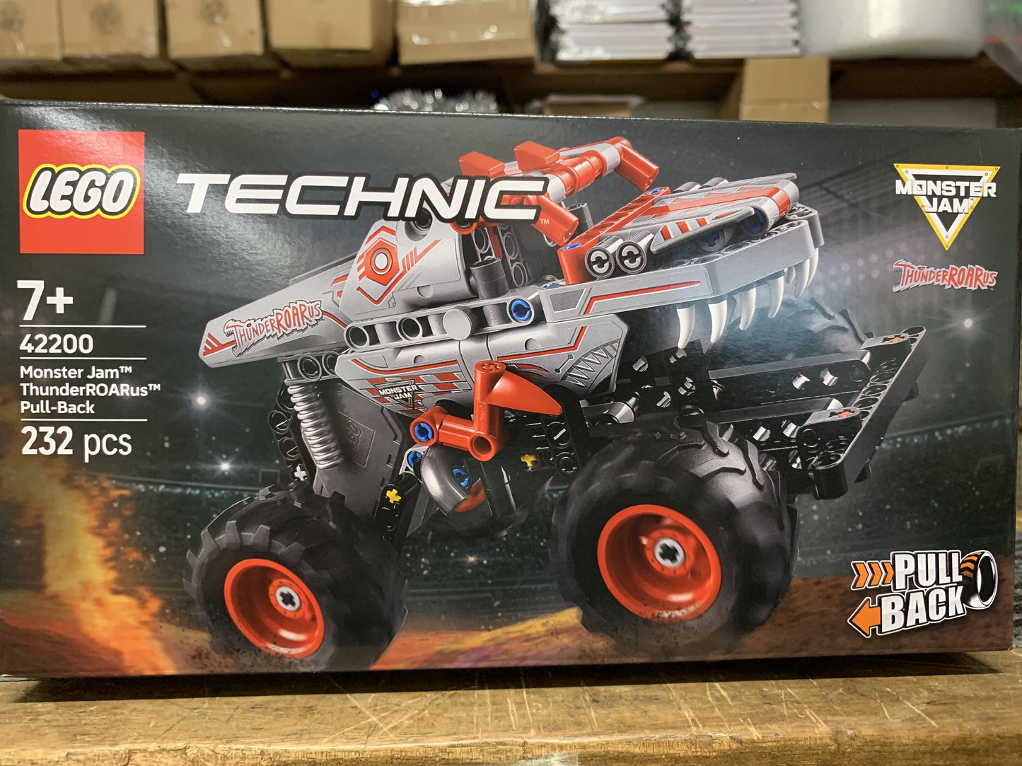 LEGO TECHNIC 42200 MONSTER JAM THUNDERROARUS PULL BACK