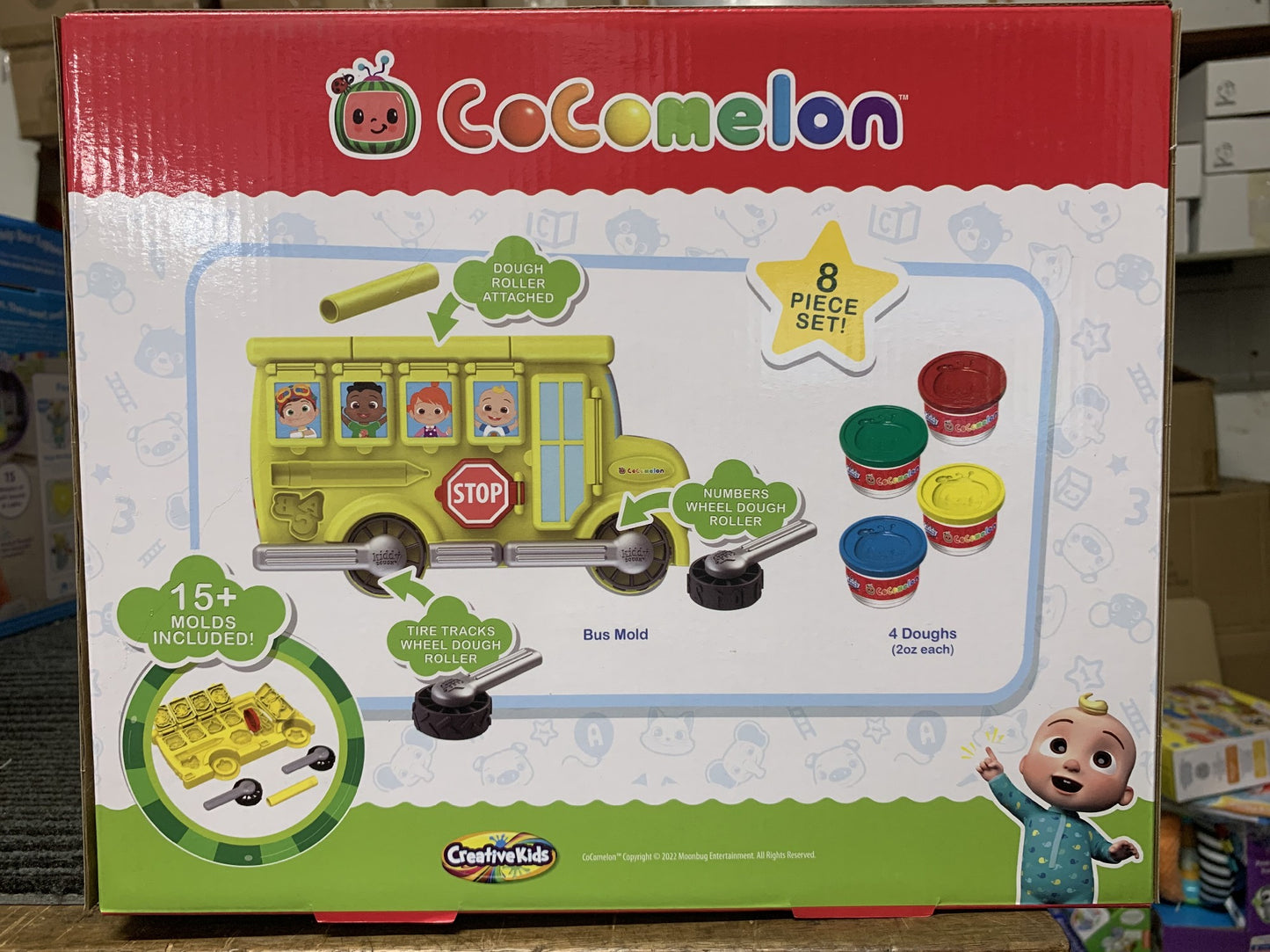 COCOMELON WHEELS ON THE BUS MOLD SET