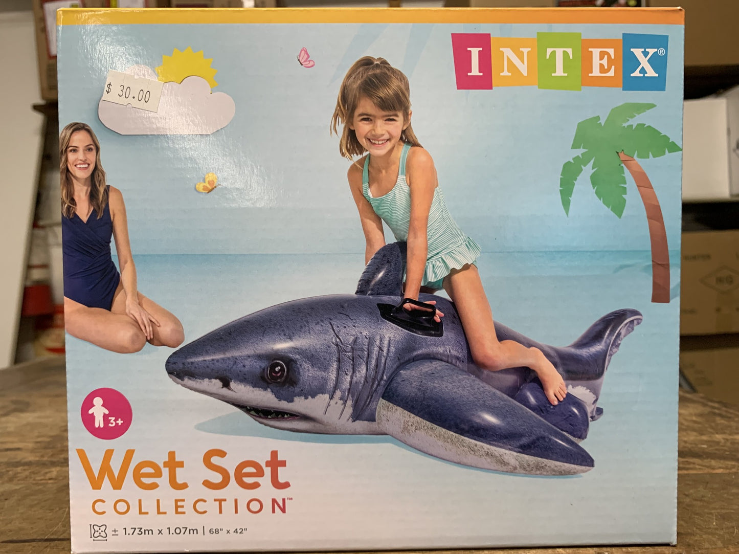 INTEX GREAT WHITE SHARK RIDE ON