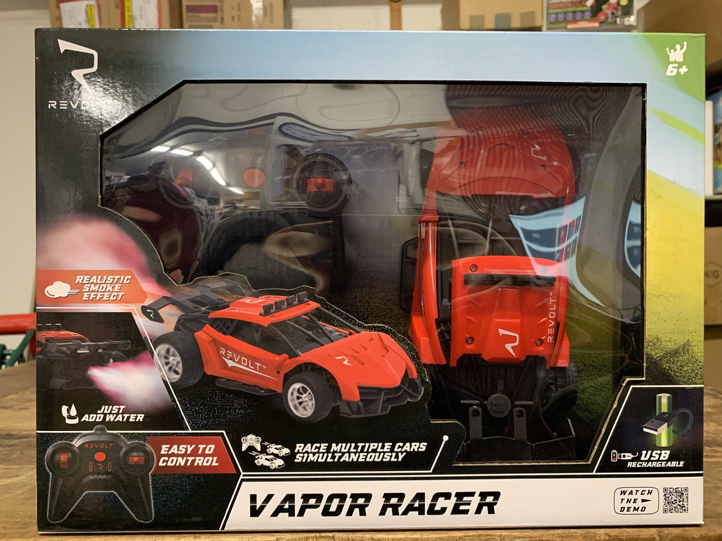 REVOLT RADIO CONTROL VAPOR RACERS RED