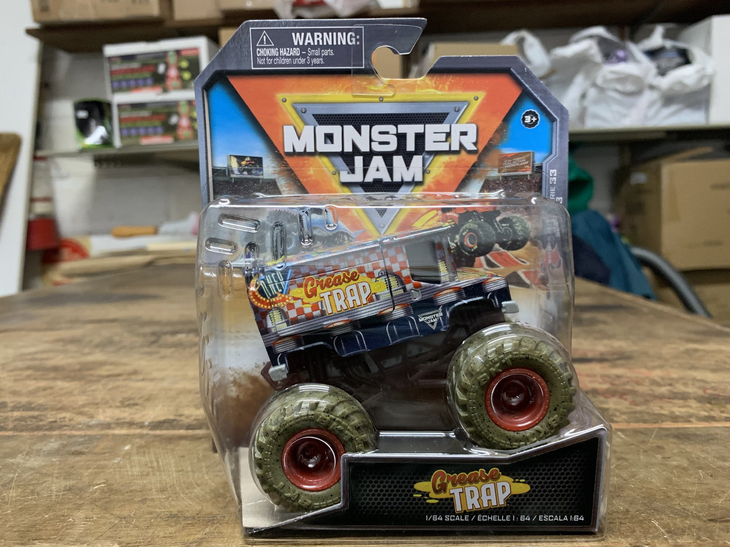 MONSTER JAM 1:64 DIECAST TRUCKS GREASE TRAP