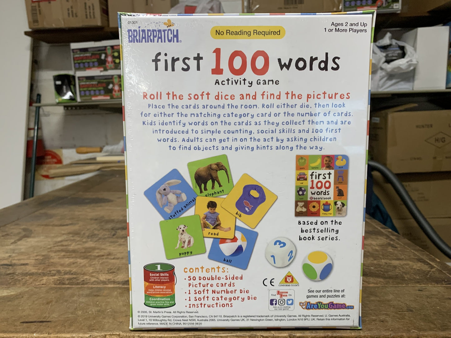 BRIARPATCH FRIST 100 WORDS ACTIVITY GAME