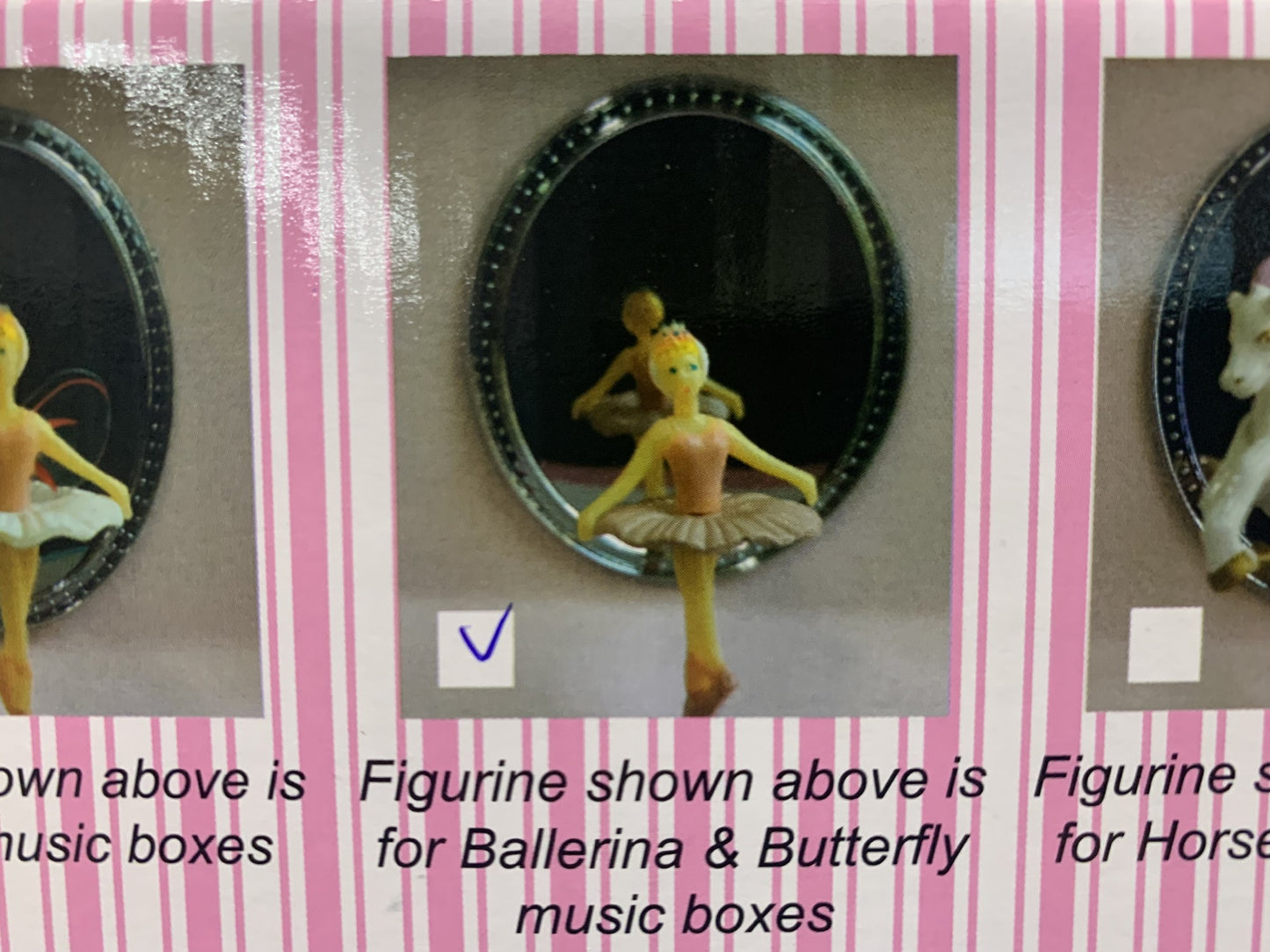 MUSICAL JEWELLERY BOX BALLERINA BLUE DANUBE WALTZ