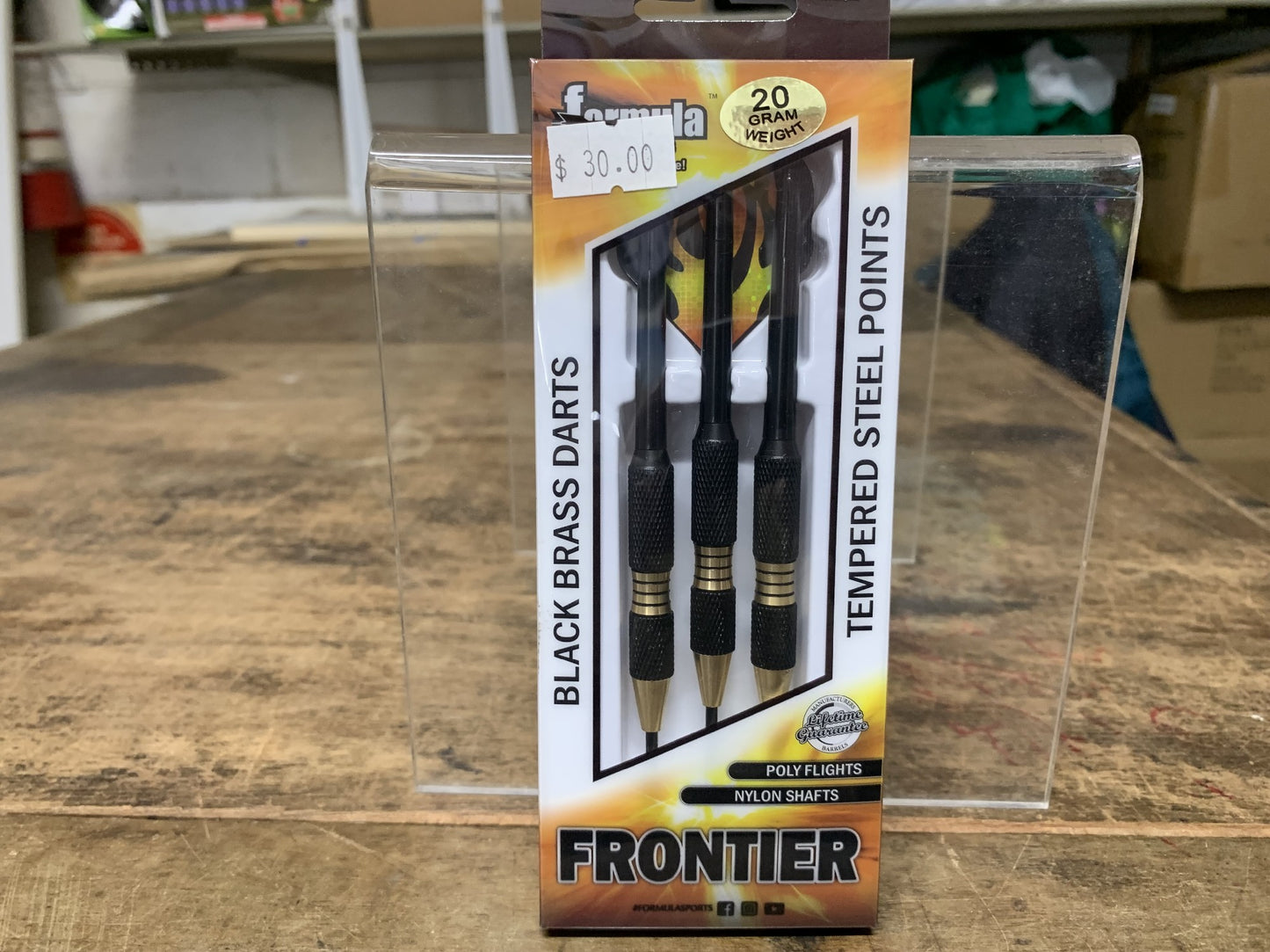FRONTIER BLACK BRASS DART 20G
