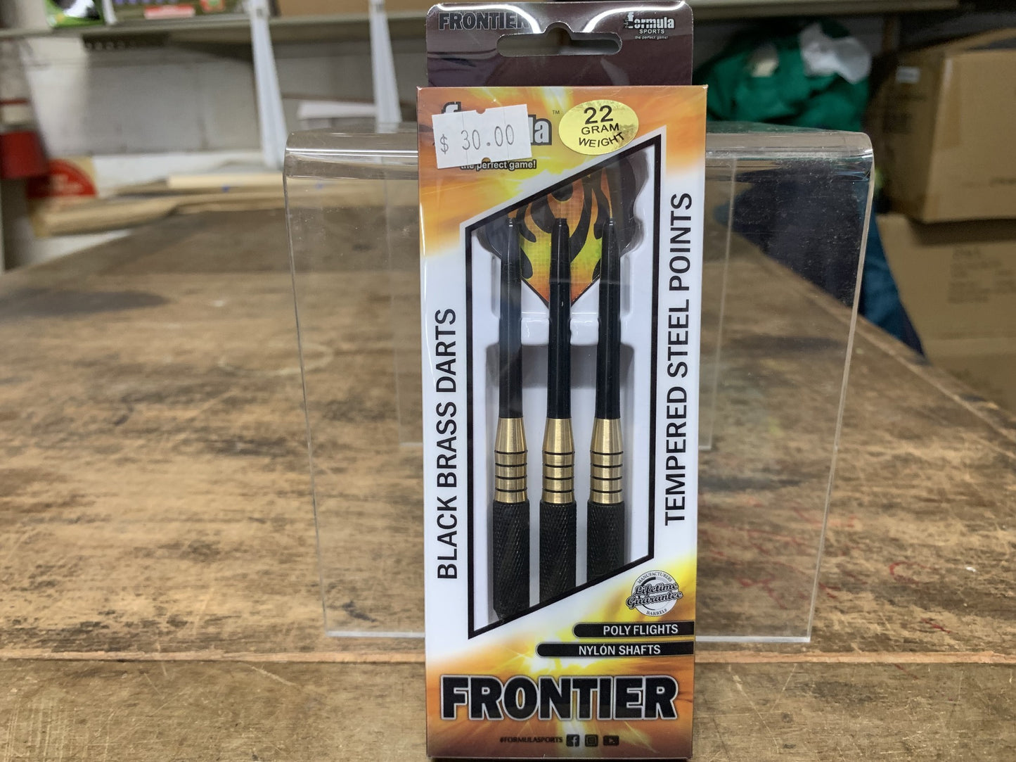 FRONTIER BLACK BRASS DART 22G