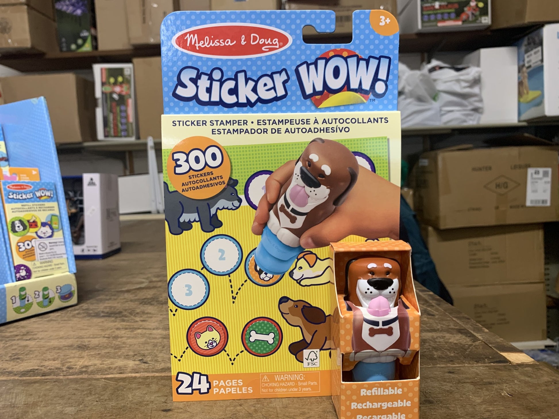 MELISSA & DOUG STICKER WOW DOG