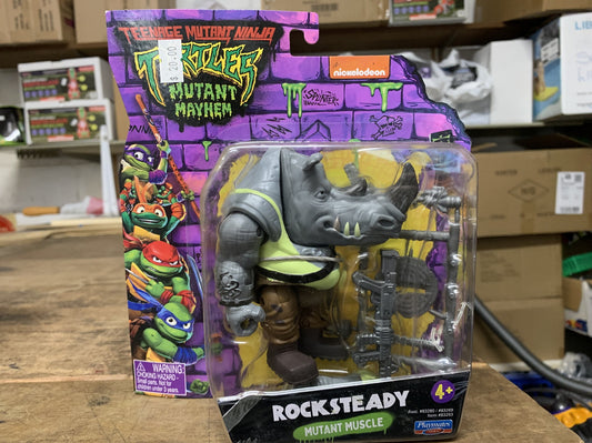 TEANAGE MUTANT NINJA TURTLES BASIC FIGURE ROCKSTEADY 