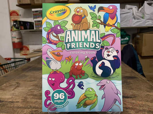 CRAYOLA ANIMAL FRIENDS COLORING BOOK