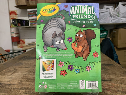 CRAYOLA ANIMAL FRIENDS COLORING BOOK