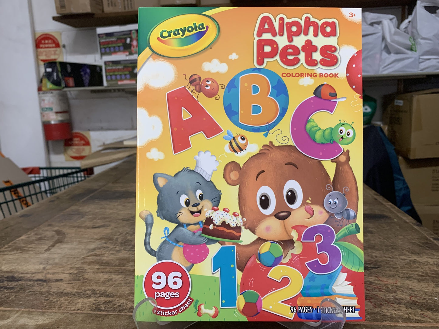 CRAYOLA ALPHA PETS COLORING BOOK 