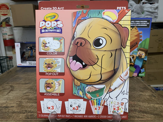 CRAYOLS POPS 3D ACTIVITY SET PETS