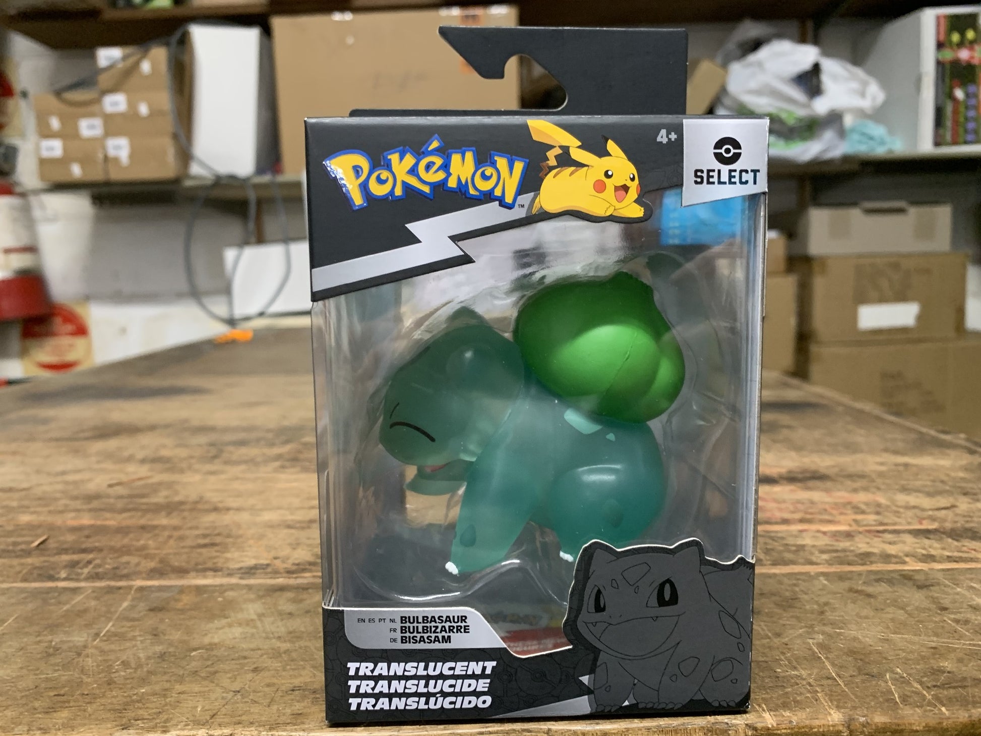 POKEMON SELECT BATTLE FIGURE (TRANSLUCENT) BULBASAUR 