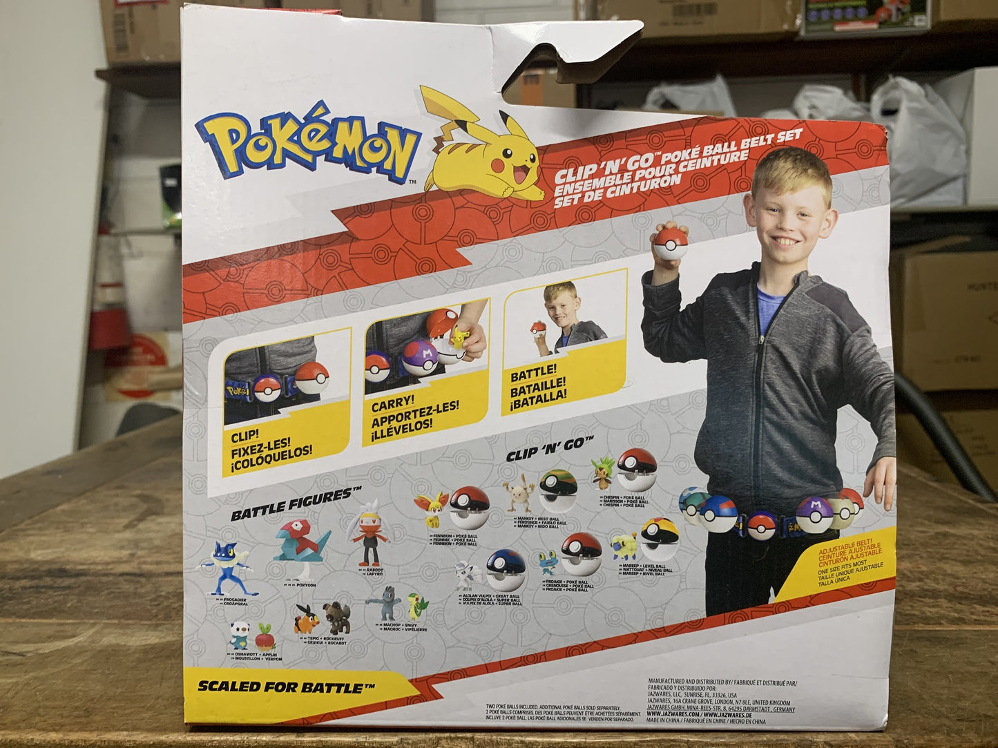 POKEMON CLIP N GO POKE BALL BELT SET