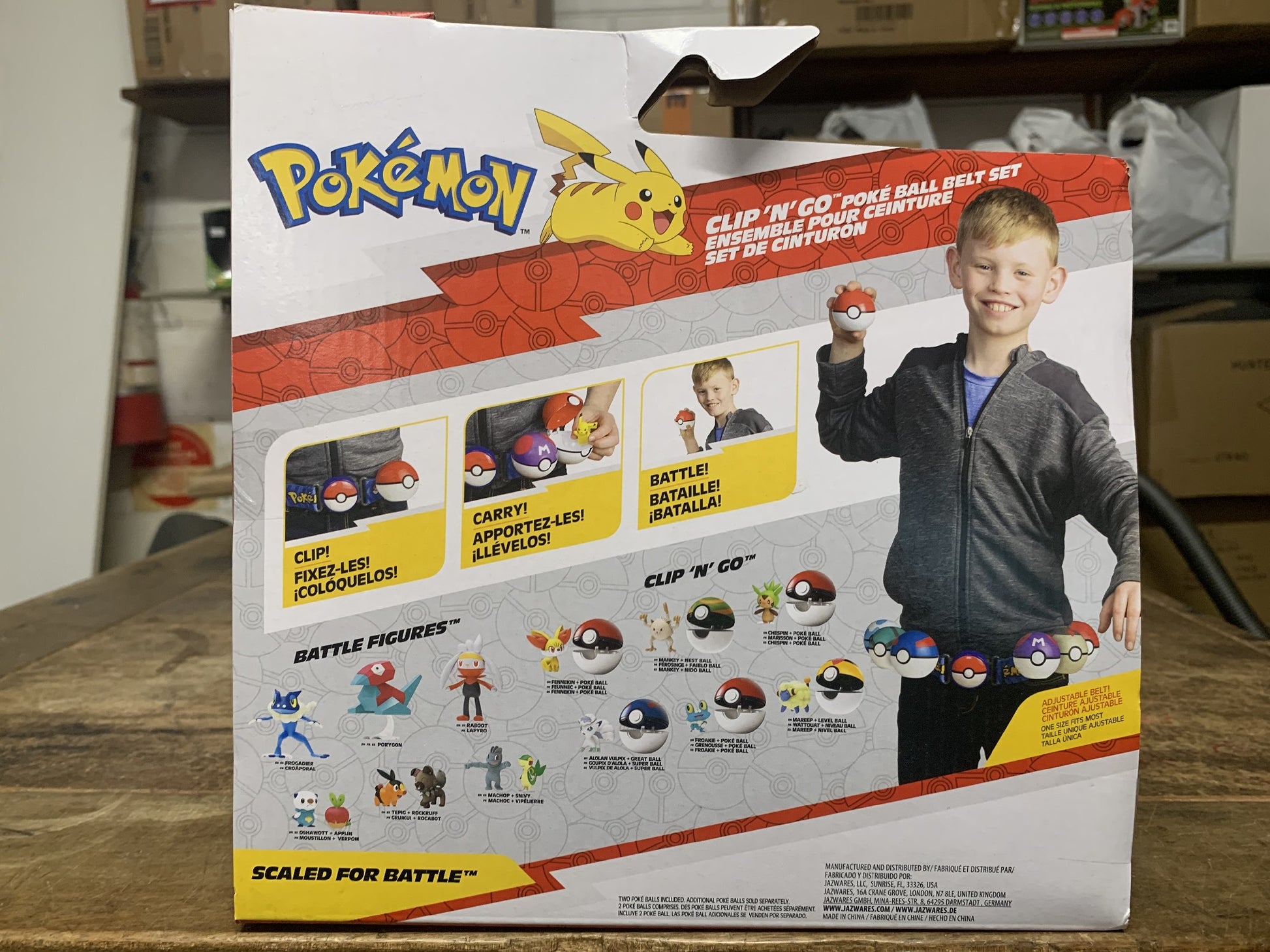 POKEMON CLIP N GO POKE BALL BELT SET