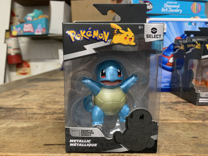 POKEMON SELECT BATTLE FIGURE METALIC SQUIRTLE