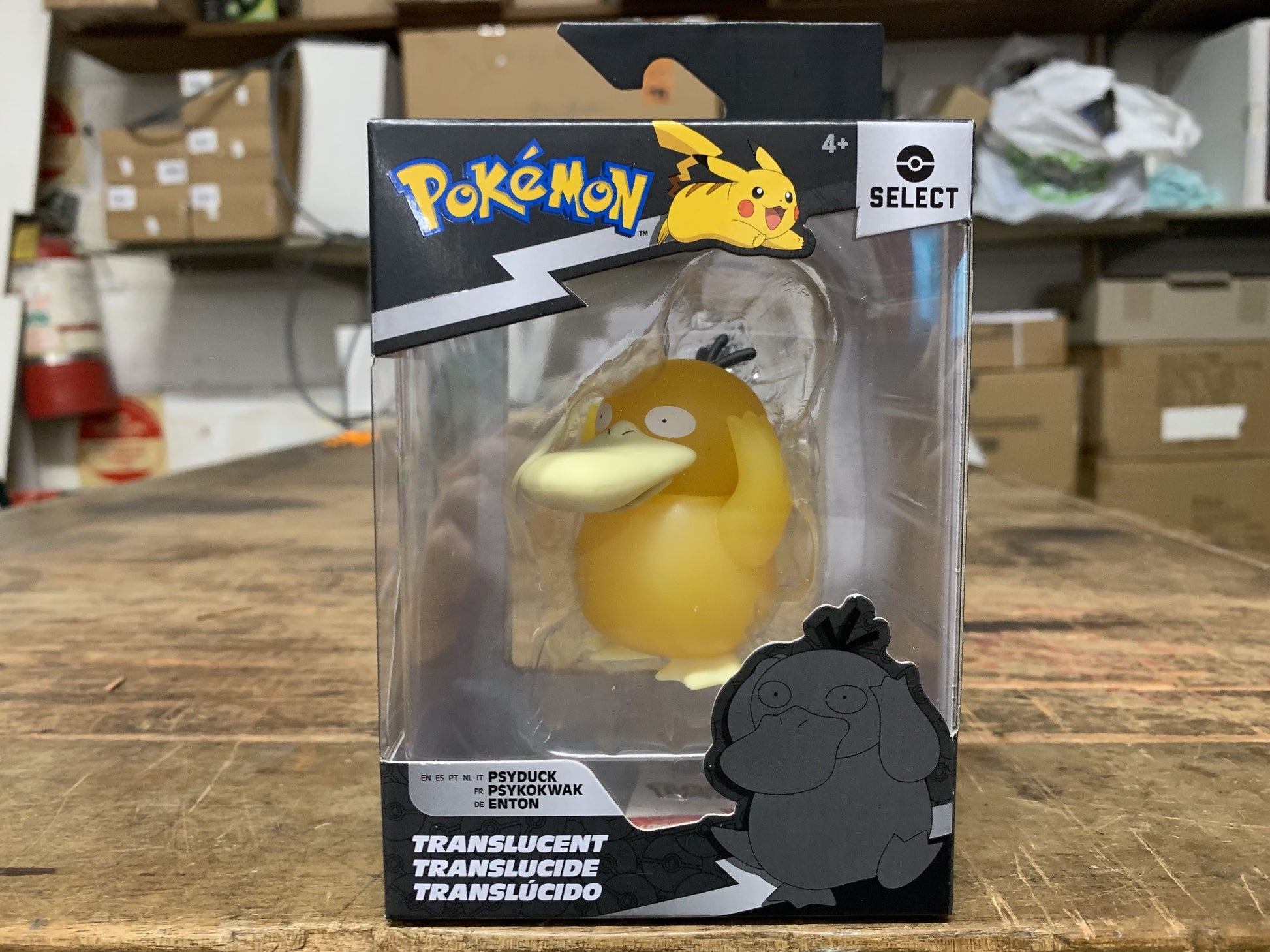 POKEMON SELECT BATTLE FIGURE (TRANSLUCENT) PSYDUCK 