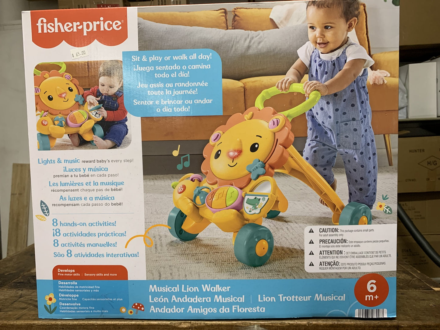 FISHER PRICE MUSICAL LION WALKER