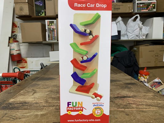 FUN FACTORY RACE CAR DROP WODDEN