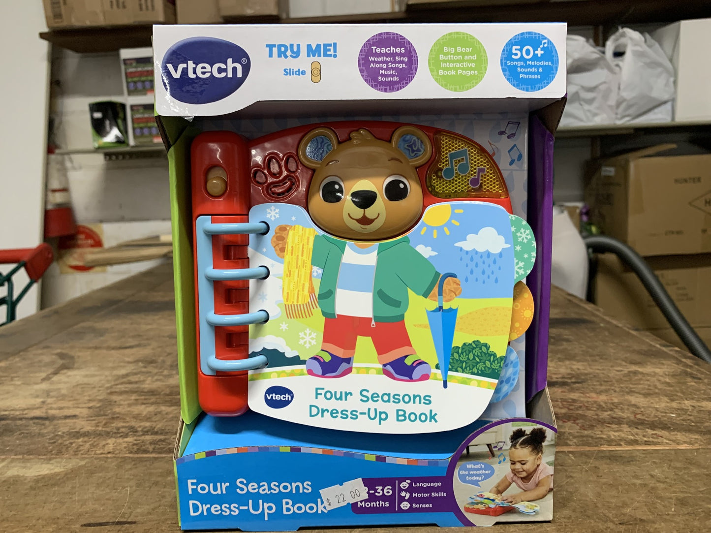 VTECH FOUR SEASONS DRESS-UP BOOK