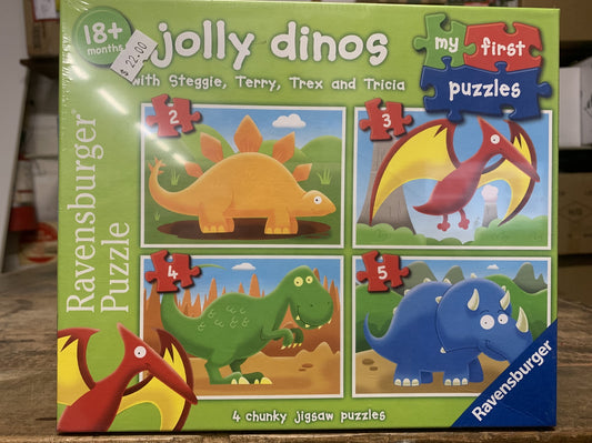 RAVENSBERG PUZZLE 2, 3, 4 AND 5PC JOLLY DIONOS MY FIRST #072897 