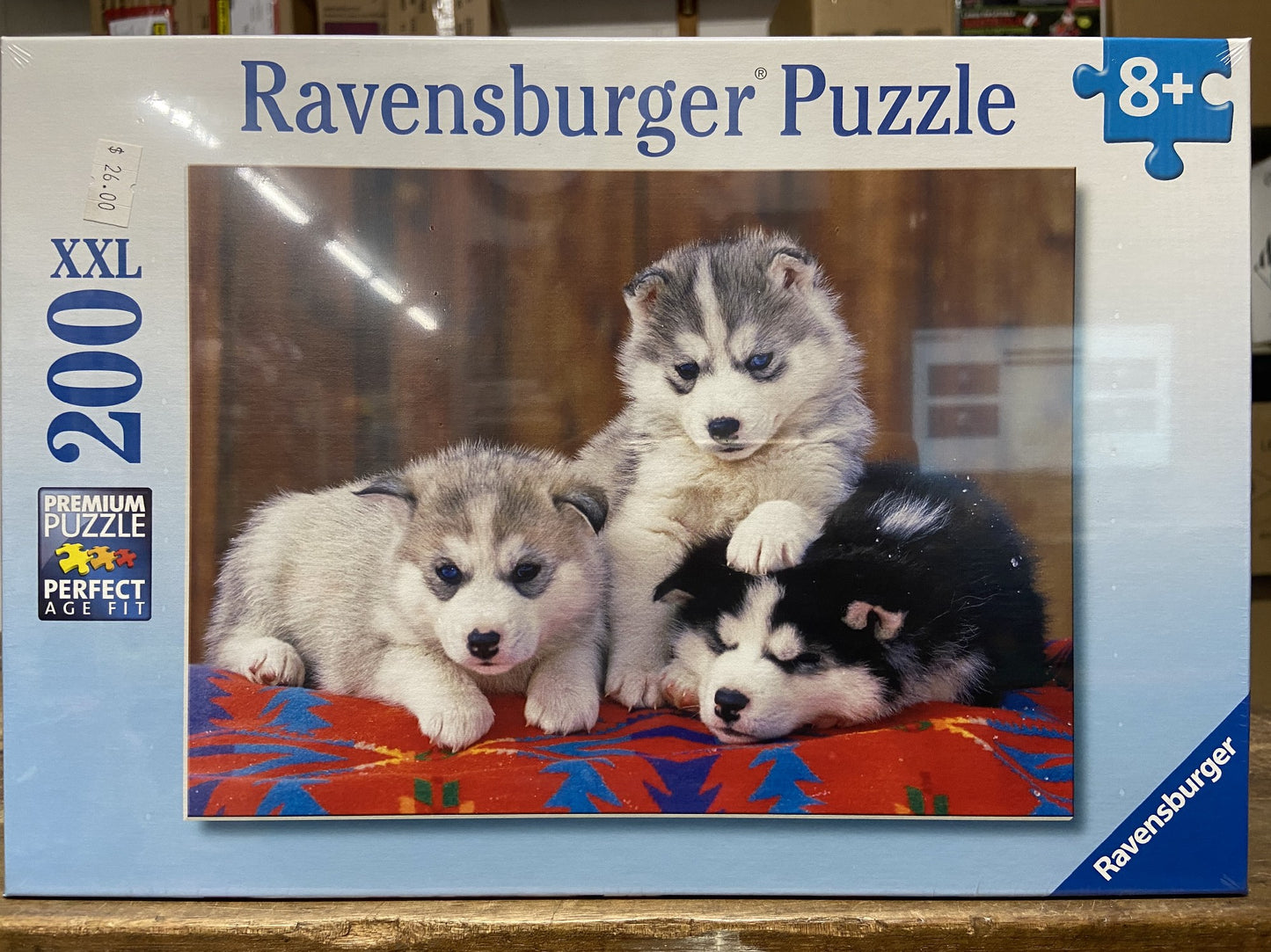 RAVENSBERG PUZZLE 200PC HUSKIE PUPPIES #128235 