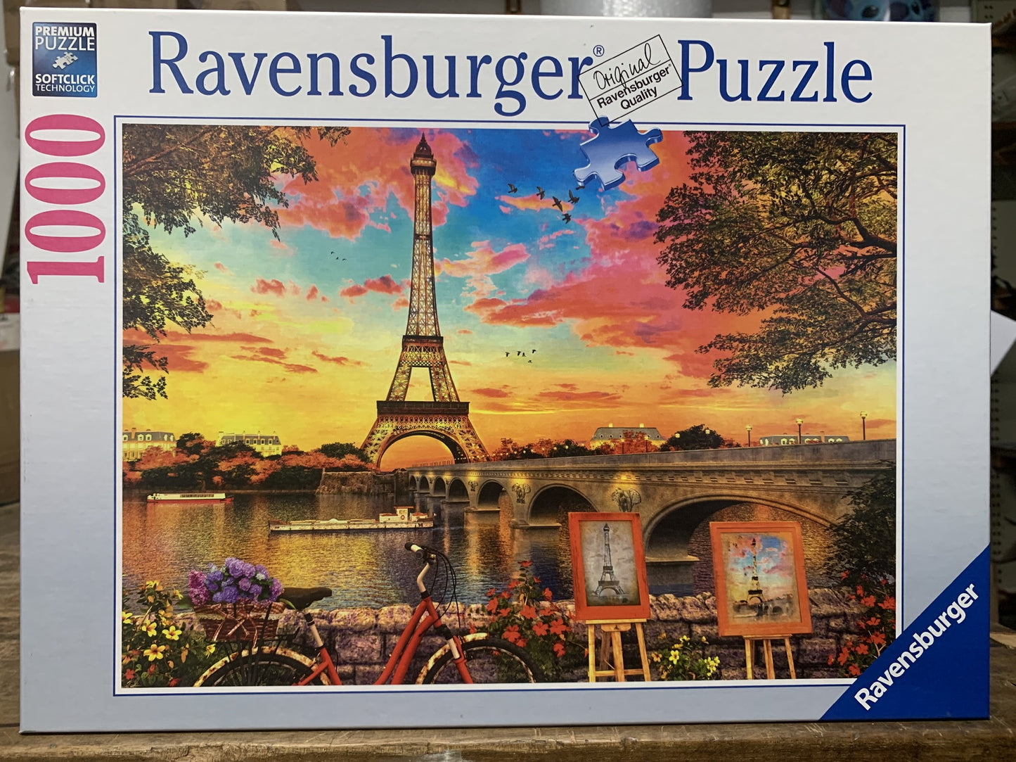 RAVENSBERG PUZZLE 1000PC 151684 THE BANKS OF THE SEINE 